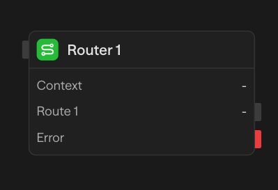 Router-Block mit mehreren Pfaden